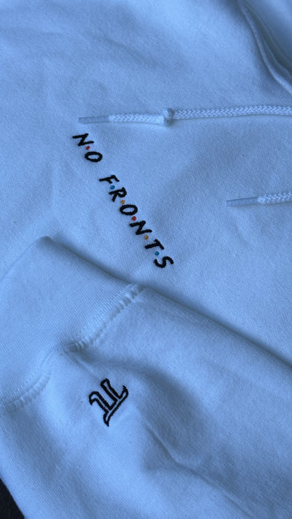 No Fronts Hoodie (White)