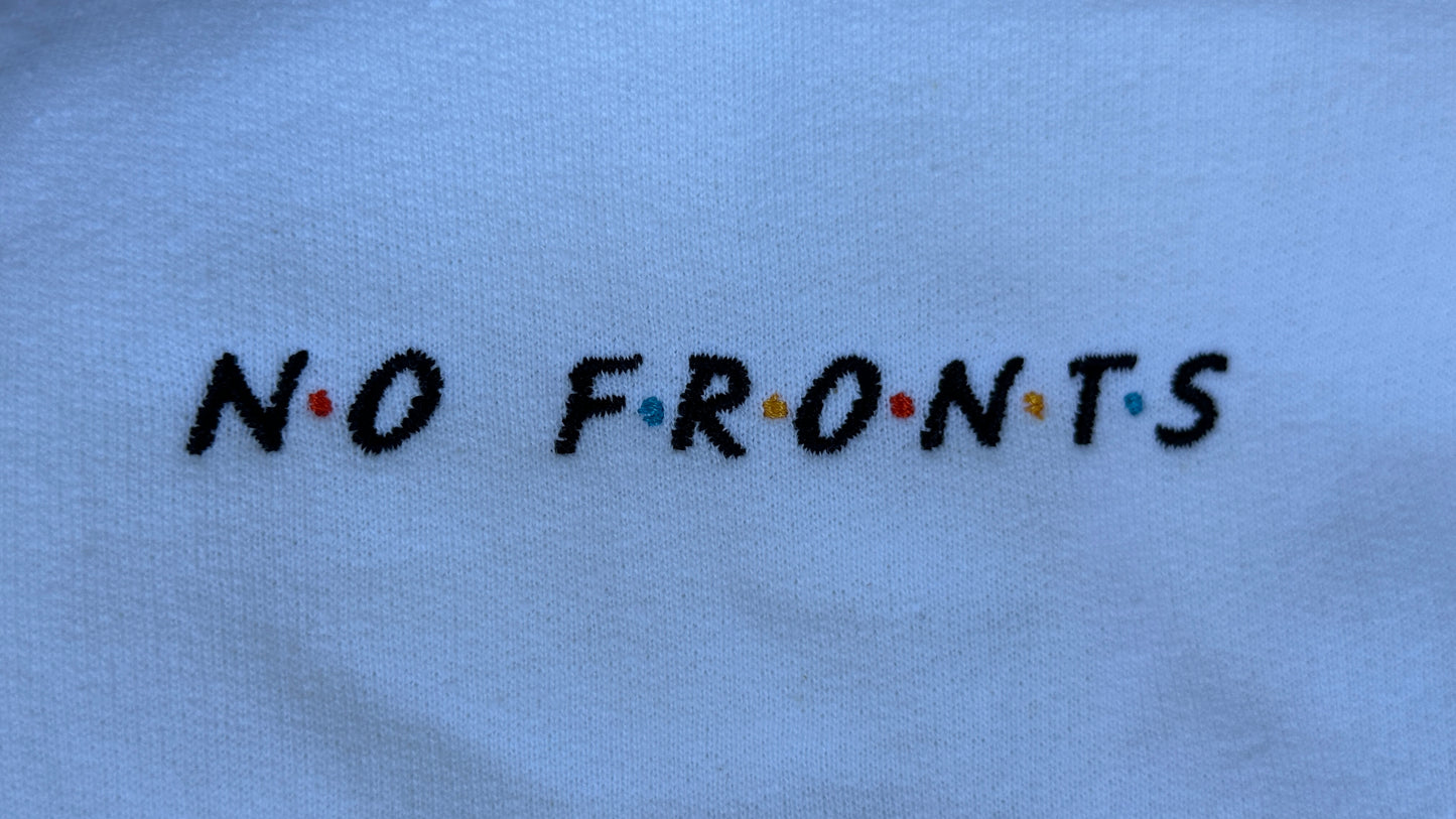 No Fronts Hoodie (White)