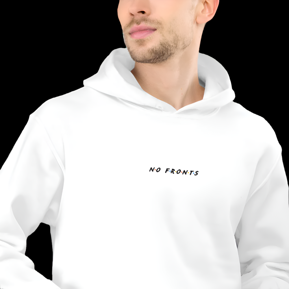 No Fronts Hoodie (White)